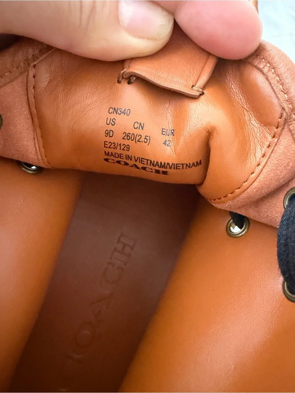 Coach chukka boots